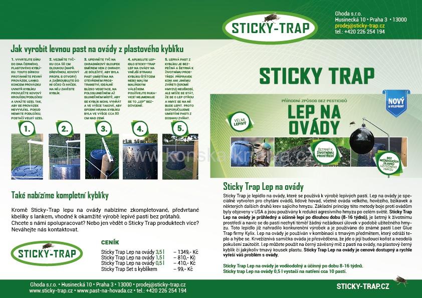 Sticky Trap - Lep na ovády 3,5 l